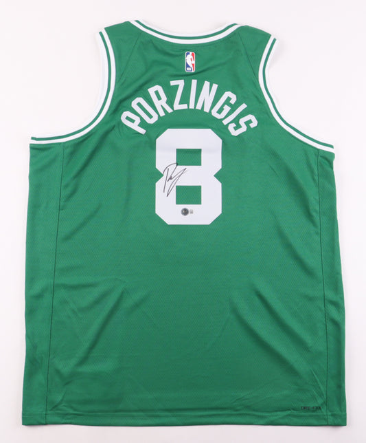 Kristaps Porzingis Signed Celtics Jersey (Beckett)