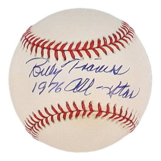 Bill Travers Signed OAL Baseball Inscribed "1976 All-Star" (JSA)