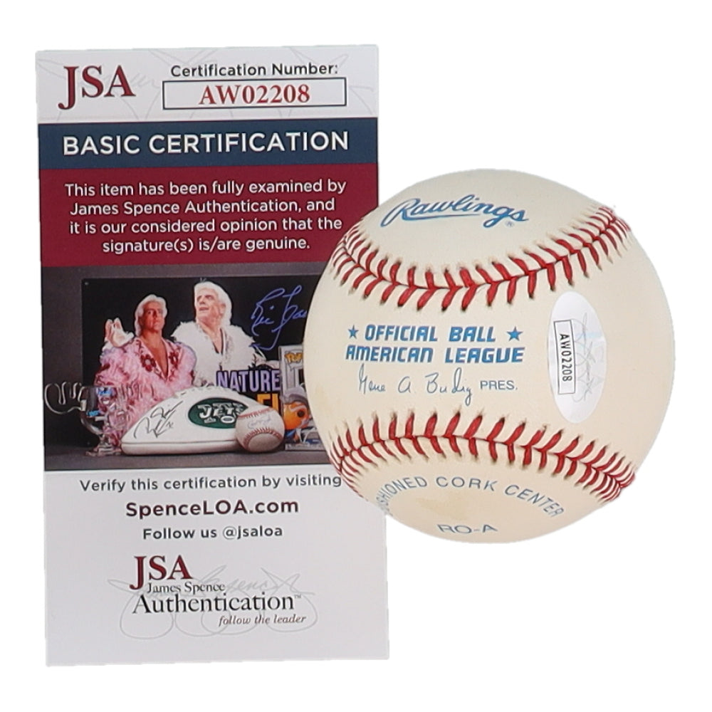 Bill Travers Signed OAL Baseball Inscribed 