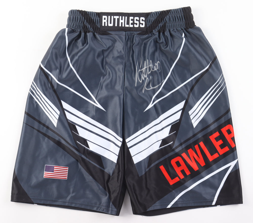 Robbie Lawler Signed UFC Fight Shorts Inscribed 