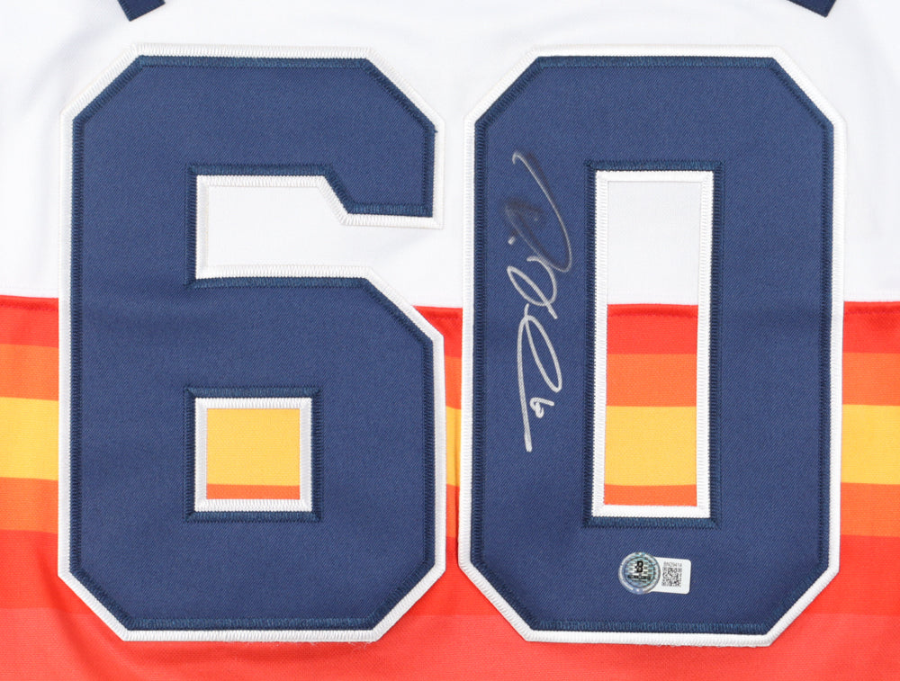 Dallas Keuchel Signed Jersey With 50th Anniversary Patch (JSA)