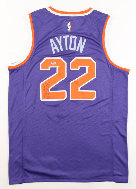 Deandre Ayton Signed Jersey (PSA) Phoenix Suns