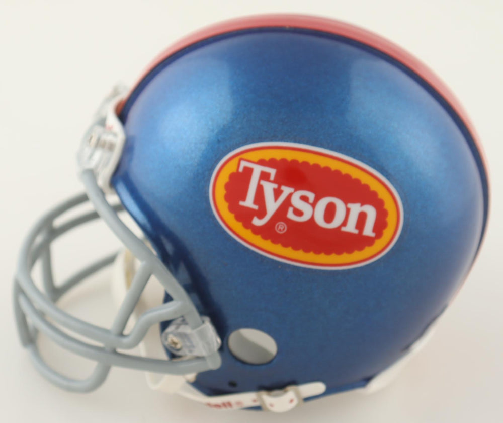 Herschel Walker Signed Tyson Herschel's Famous 34 Mini Helmet with Display Case (JSA)