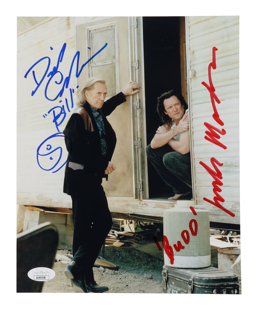 David Carradine & Michael Madsen Signed 