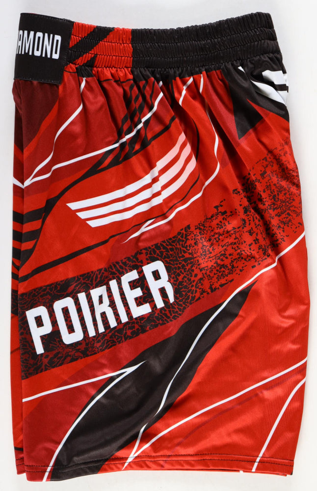 Dustin Poirier Signed “The Diamond” Custom Fight Shorts (Beckett)