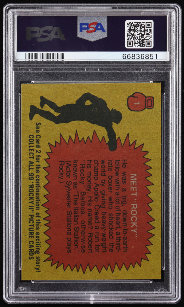 Meet Rocky 1979 Topps Rocky II #1 (PSA 7)