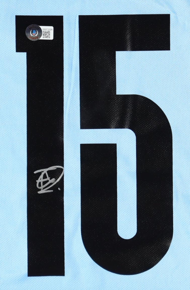 Federico Valverde Signed Jersey (Beckett) Uruguay National Football Team