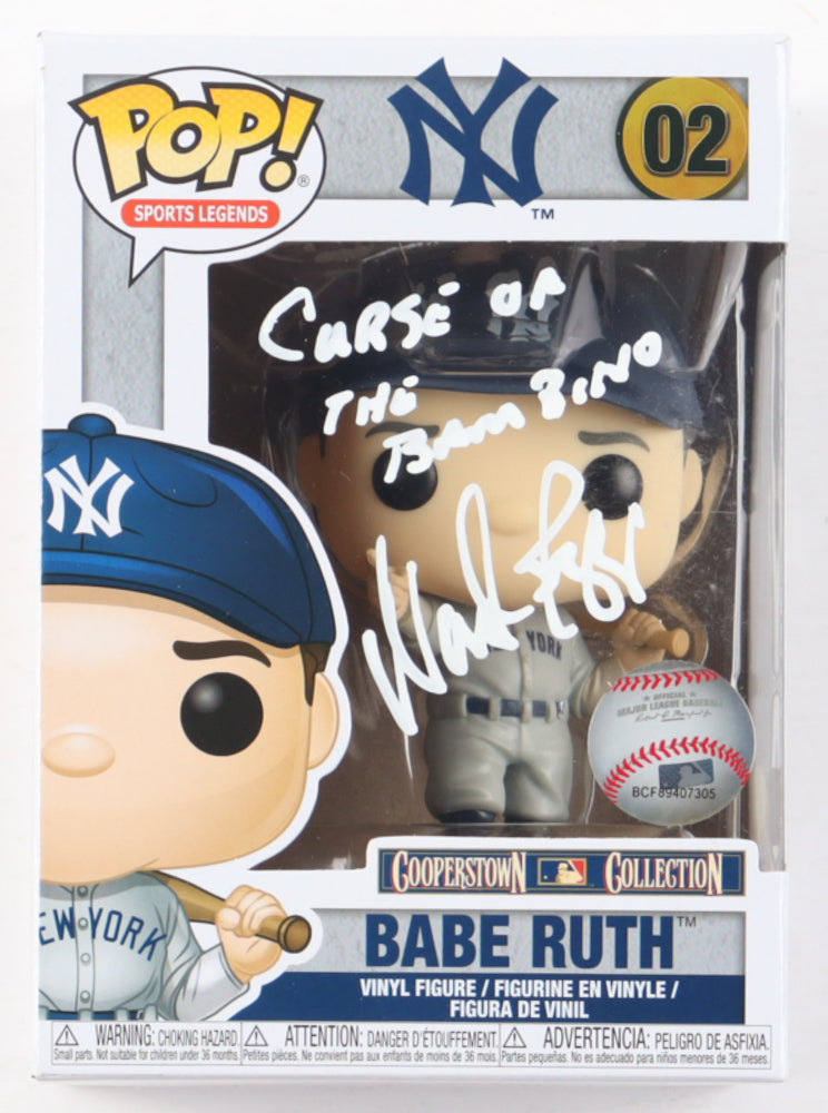 Wade Boggs Signed Yankees #02 Babe Ruth Funko Pop! Vinyl Figure Inscribed 