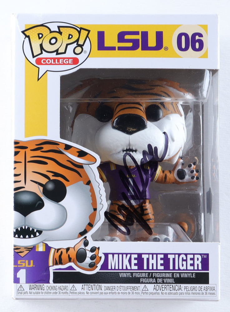 Angel Reese Signed LSU #06 Mike the Tiger Funko Pop! Vinyl Figure (Beckett)