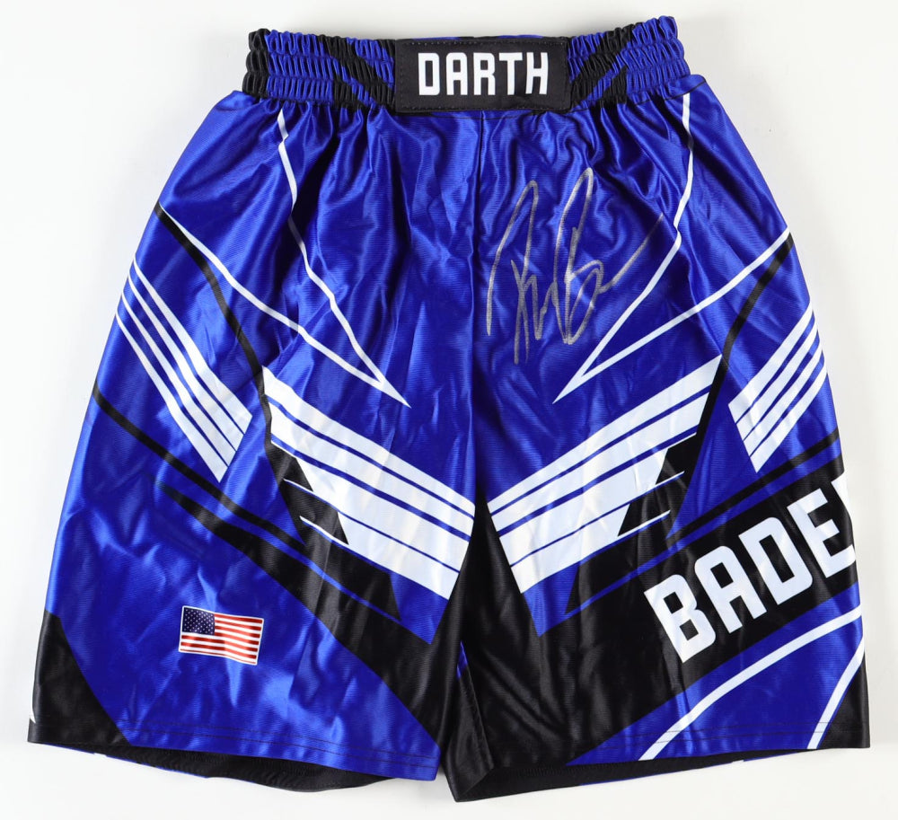 Ryan Bader Signed “Darth” Custom Fight Shorts (Beckett)