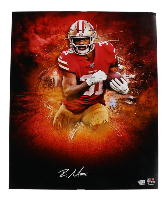 Raheem Mostert Signed 49ers 20x24 Matted Photo (Fanatics)