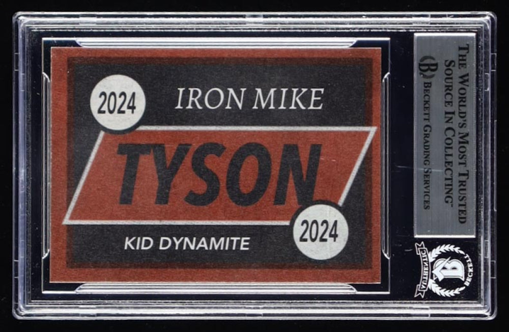 Mike Tyson Signed 2024 Fiterman Sports Trading Card (BGS) Rare 🔥🥊