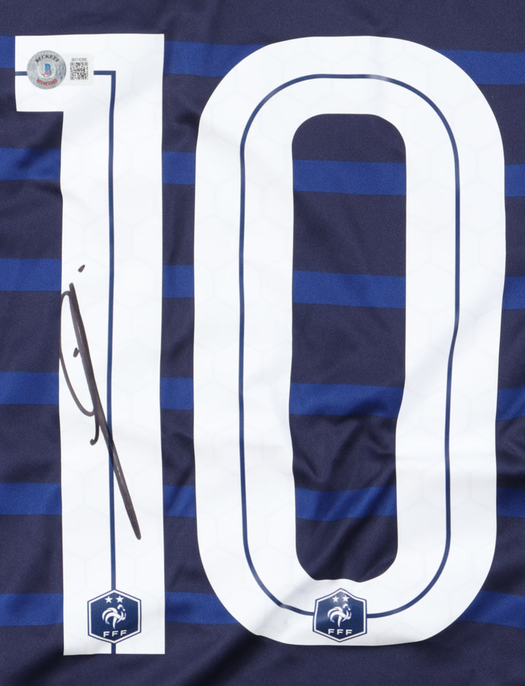 Zinedine Zidane Signed French Football Federation Jersey (Beckett) Beckett Witnessed