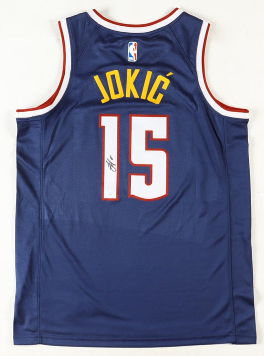 Nikola Jokic Signed Nuggets Nike Jersey L (JSA)