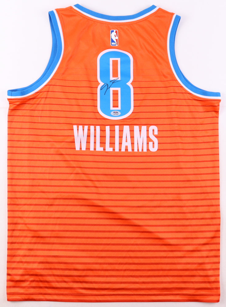 Jalen Williams Signed Jersey (PSA) Oklahoma City Thunder