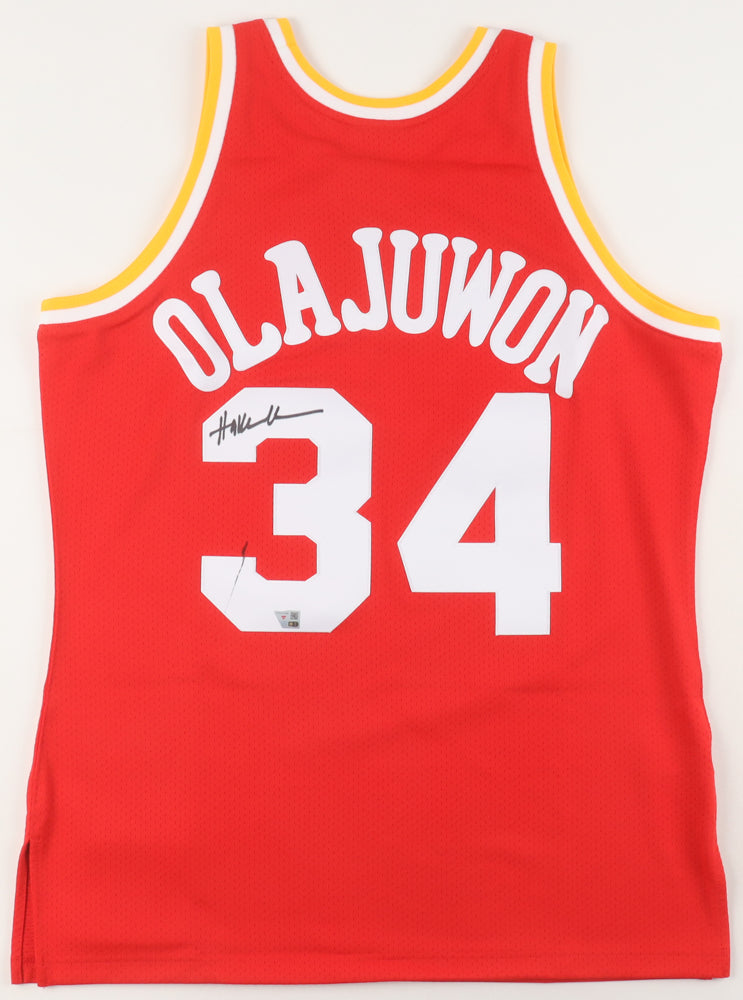 Hakeem Olajuwon Signed Rockets Jersey (Fanatics)