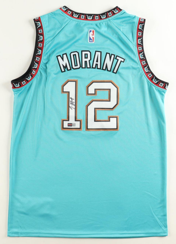 Ja Morant Signed Vancouver Grizzlies Hardwood Classics Jersey