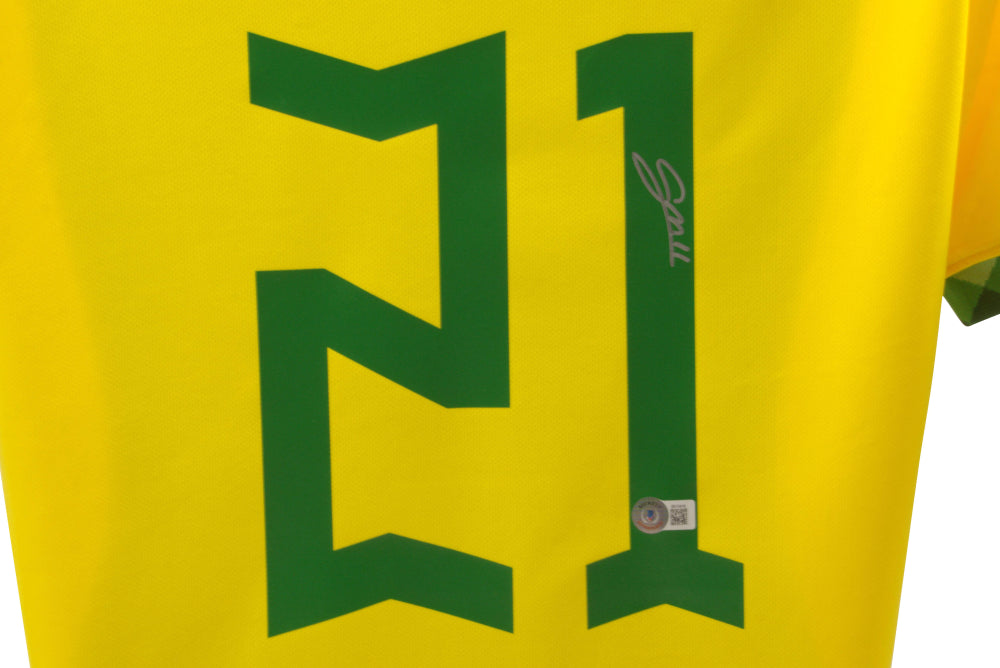 Gabriel Martinelli Signed Brazil Jersey (Beckett)