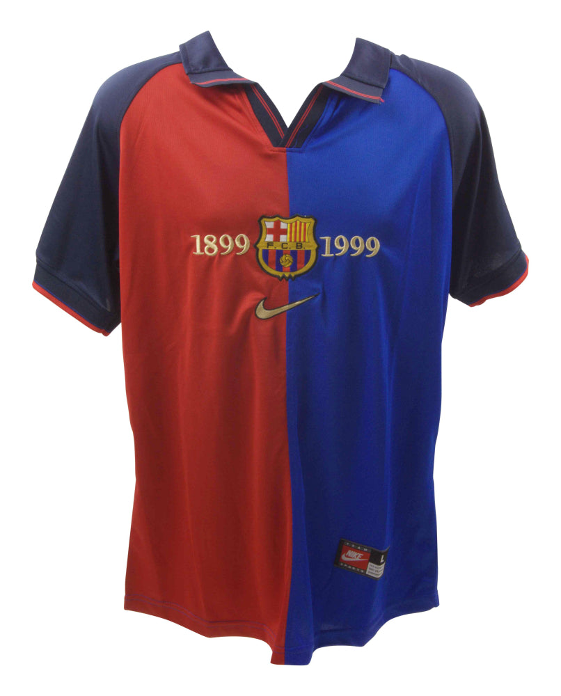 Rivaldo Signed Barcelona Nike Jersey (Beckett)