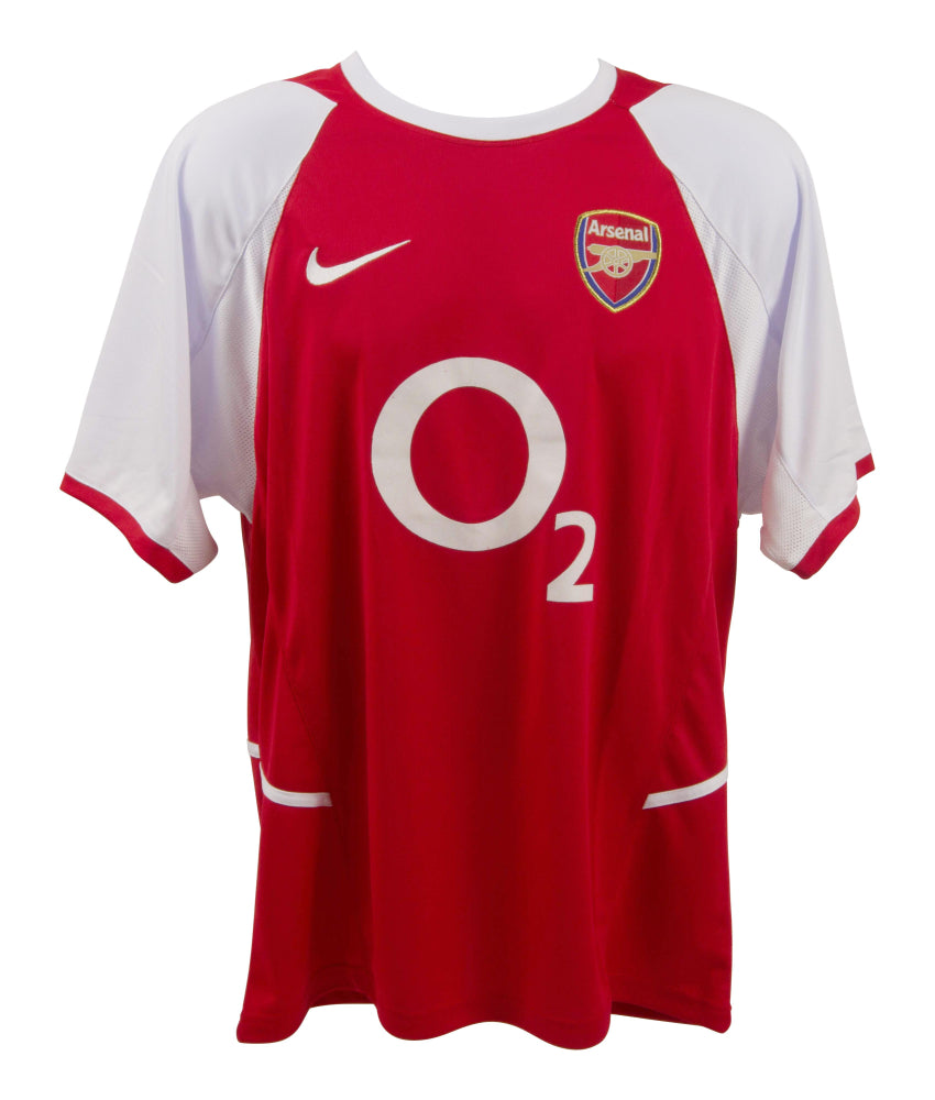 Robert Pires Signed Arsenal Jersey (Beckett)