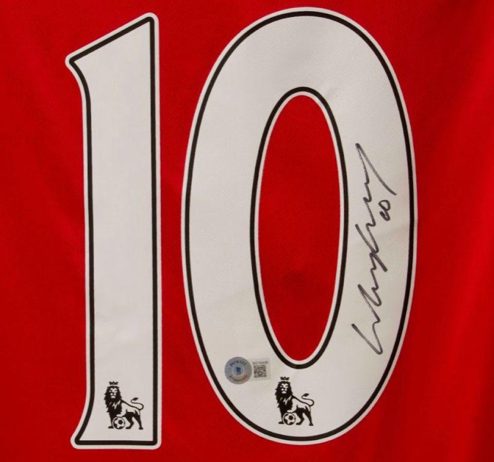 Wayne Rooney Signed Manchester United Jersey (Beckett)