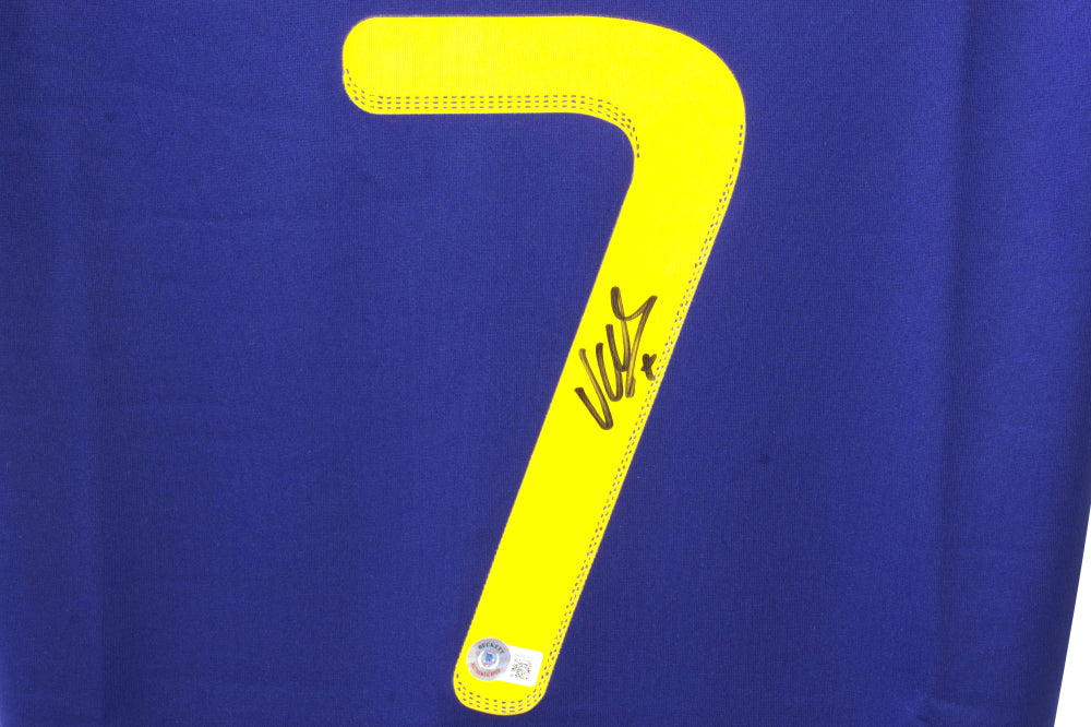 David Villa Signed Spain National Team Jersey (Beckett)