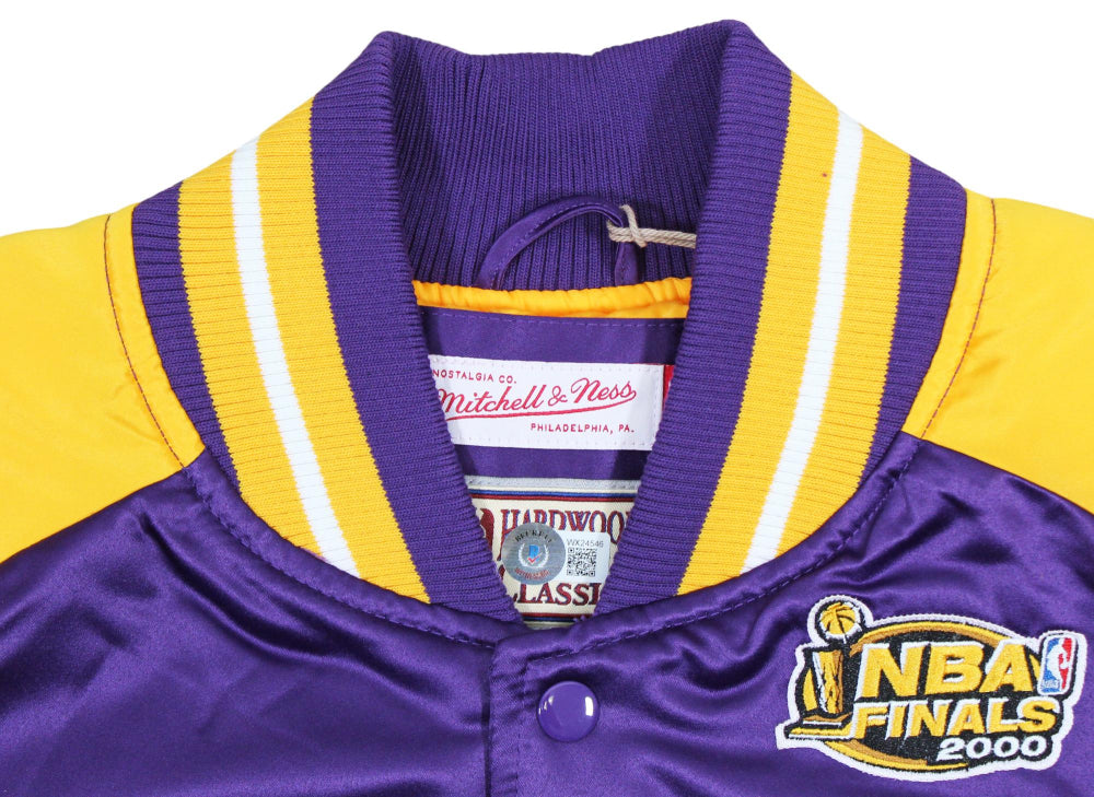 Shaquille O'Neal Signed Lakers 2000 NBA Champs Mitchell & Ness Jacket (Beckett)