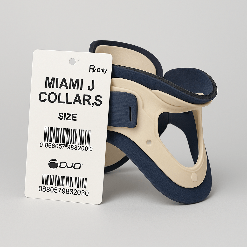 Miami J Cervical Collar – Size Small | Neck Brace for Immobilization (79 - 83203) - Price Is Right Miami