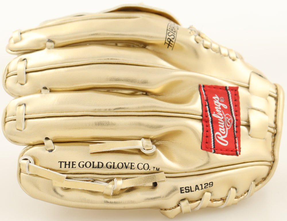Nolan Arenado Signed Rawlings Mini Golden Glove With Display Stand JSA Witnessed - Price Is Right Miami