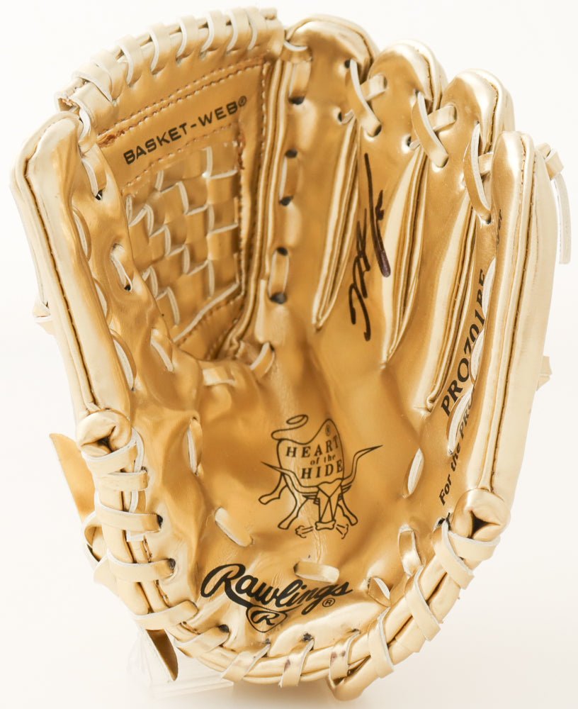 Nolan Arenado Signed Rawlings Mini Golden Glove With Display Stand JSA Witnessed - Price Is Right Miami