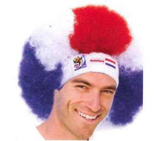 Official FIFA Soccer Afro Wig 25-Count Case Pack – Holland – Vintage/Collectible (2010 Collection)