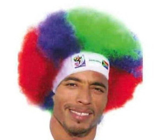 Official FIFA Soccer Afro Wig 25-Count Case Pack – South Africa – Vintage/Collectible (2010 Collection)