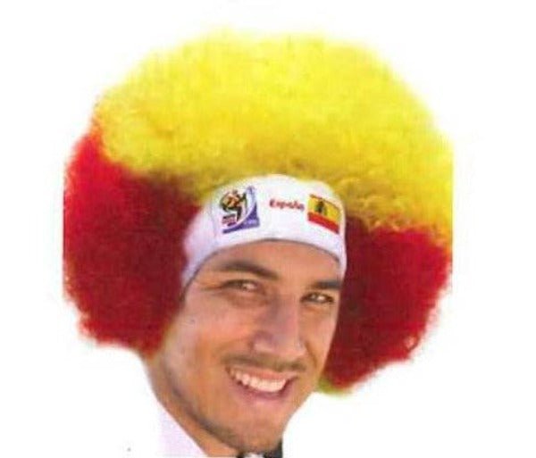 Official FIFA Soccer Afro Wig – Spain – Vintage/Collectible (2010 Collection)