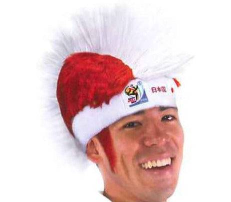 Official FIFA Soccer Mohawk Wig – Japan – Vintage/Collectible (2010 Collection)