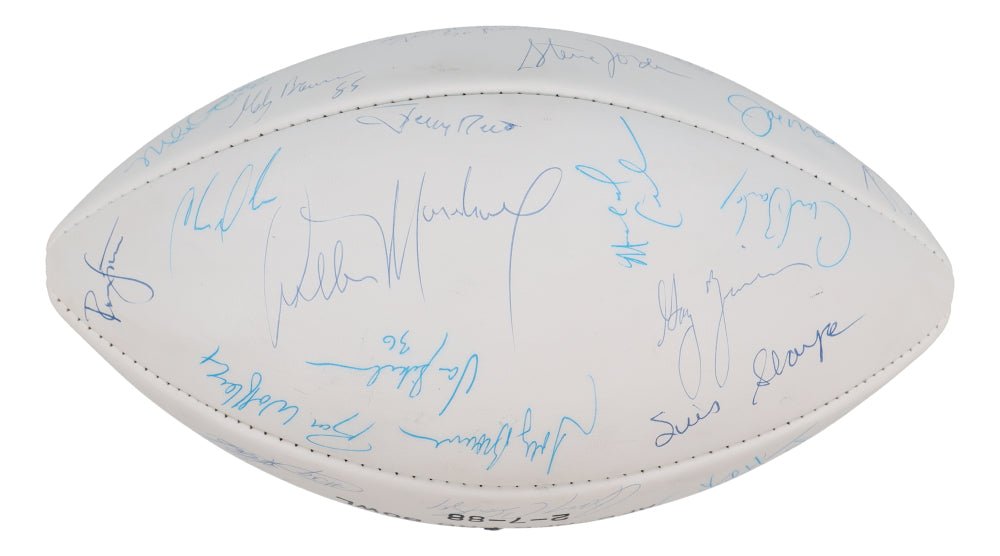 1988 NFC Pro Bowl NFL Football Signed by (32) with Joe Montana, Jerry Rice, Roger Craig, Ronnie Lott, Herschel Walker (Beckett) - Price Is Right Miami