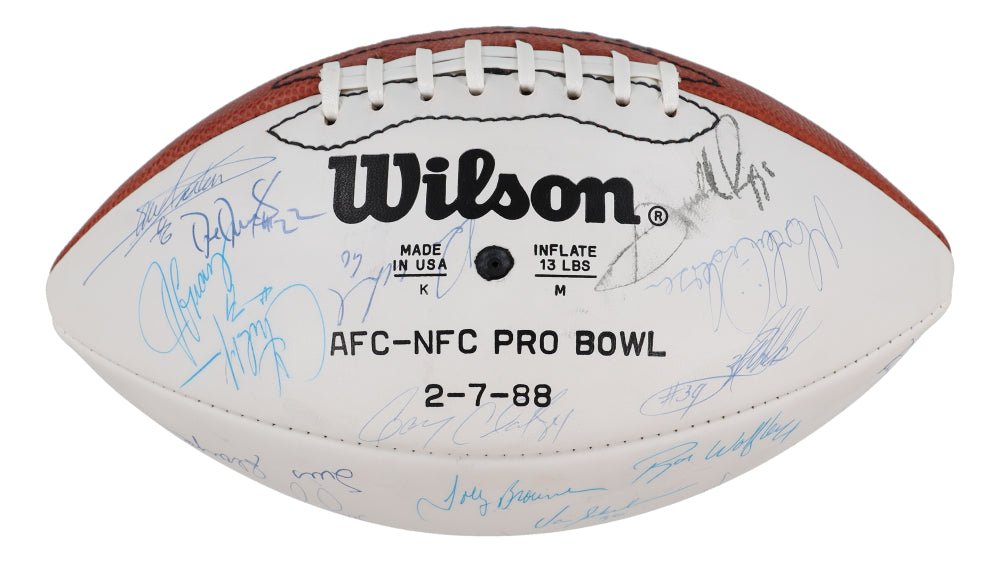 1988 NFC Pro Bowl NFL Football Signed by (32) with Joe Montana, Jerry Rice, Roger Craig, Ronnie Lott, Herschel Walker (Beckett) - Price Is Right Miami