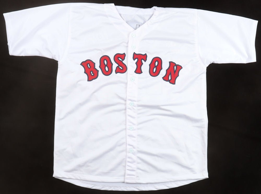 "2004 World Series Champions" Jersey Signed By (10) With Orlando Cabrera, Pokey Reese, Keith Foulke, Terry Francona...