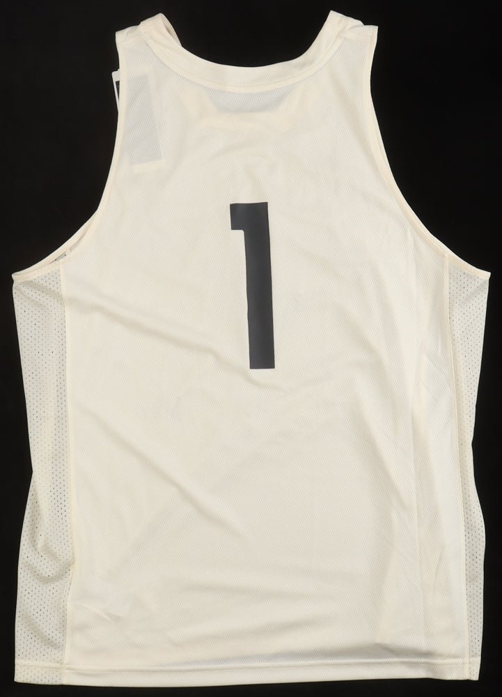 2025 Kansas Jayhawks Team-Signed Jersey by (12) With Dajuan Harris Jr., Zeke Mayo, K. J. Adams, Aj Storr (Beckett) - Price Is Right Miami