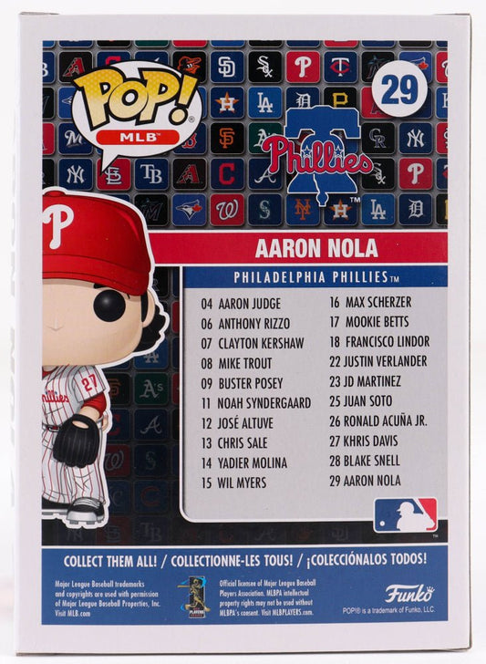 Aaron Nola Signed Phillies #29 Funko Pop! Vinyl Figure (Beckett) - Price Is Right Miami