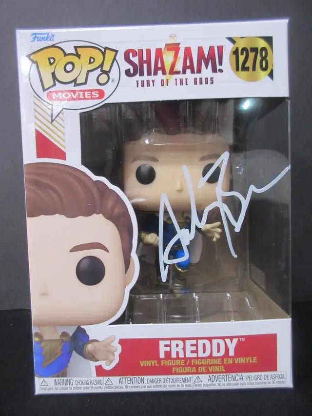 Adam Brody Signed Funko Pop Shazam! #1278 Heritage COA (view 2)