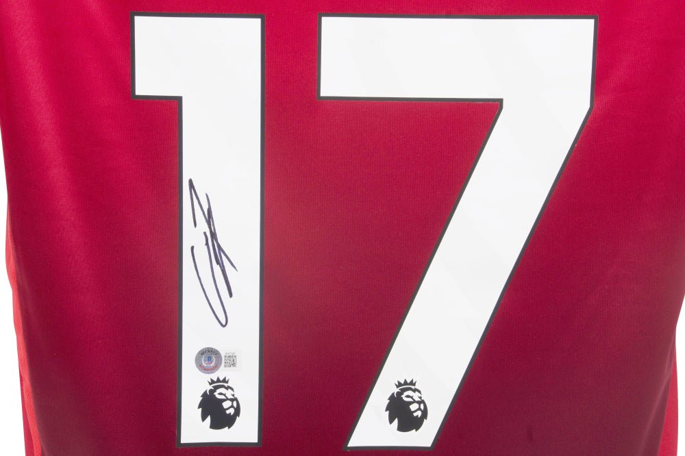 Alejandro Garnacho Signed Manchester United Jersey (Beckett) (view 2)
