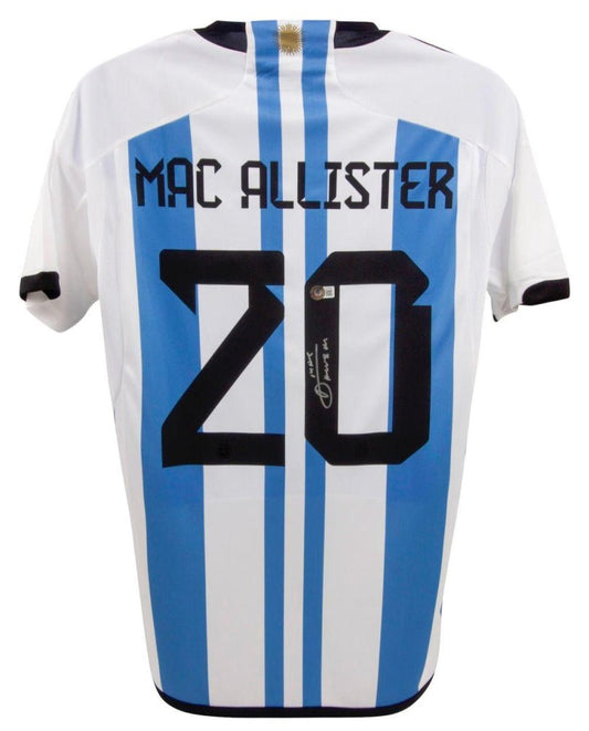 Alexis Mac Allister Signed Argentina National Team Jersey (Beckett) - Price Is Right Miami