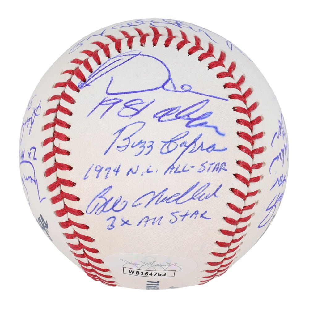 All-Star OML Baseball, 10 Signatures with Inscriptions (JSA), Autographed Ball (view 4)