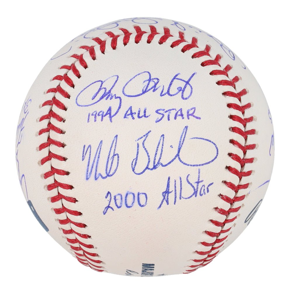 All-Star OML Baseball, 10 Signatures with Inscriptions (JSA), Autographed Ball (view 5)
