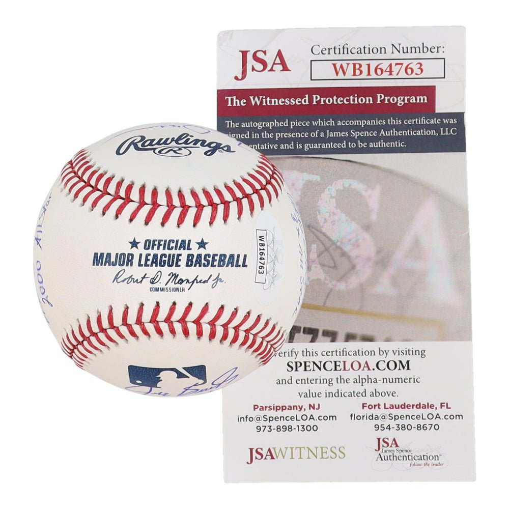 All-Star OML Baseball, 10 Signatures with Inscriptions (JSA), Autographed Ball (view 6)