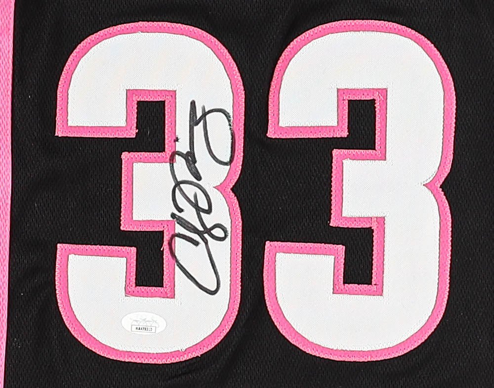 Alonzo Mourning Signed Jersey (JSA) (view 2)