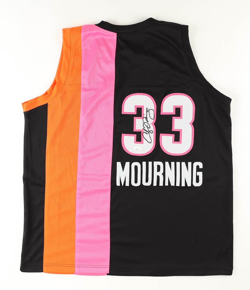 Alonzo Mourning Signed Jersey (JSA) - Price Is Right Miami