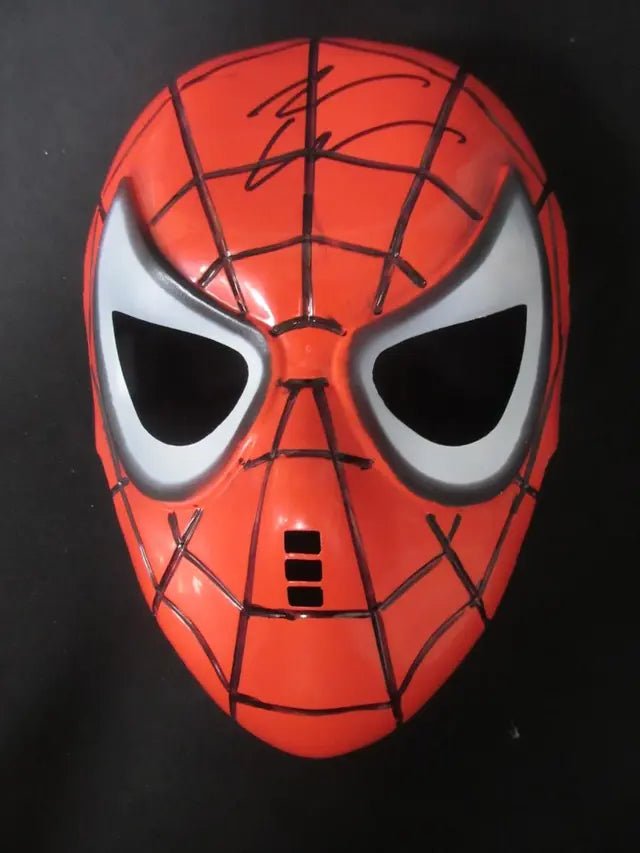 ANDREW GARFIELD SIGNED SPIDERMAN MASK WITH COA - Price Is Right Miami
