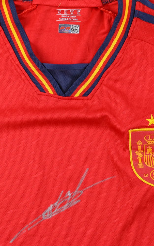 Ansu Fati Signed Barcelona Jersey (PIA) Spain National Football Team (view 2)