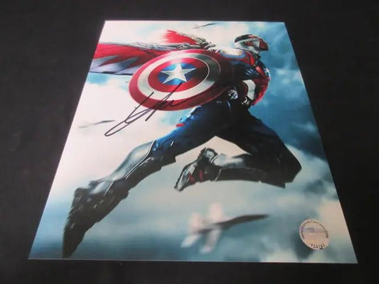 Anthony Mackie Signed 8x10 Photo SSC COA Marvel - Price Is Right Miami
